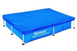 Тент на прямоугольный бассейн 221x150 см bestway 58103